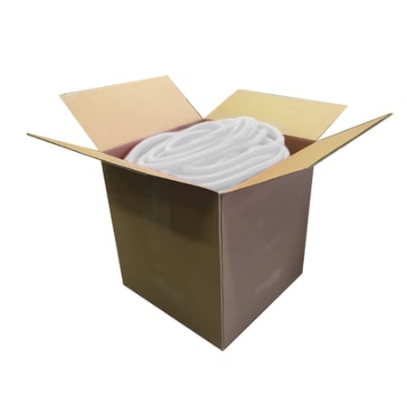 Kable Kontrol Kable Kontrol Convoluted Split Wire Loom Tubing - 1-1/2" Inside Diameter - 150' Length - White WL907BSP-WHITE